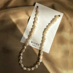 Baroque pearl necklace 2枚目の画像