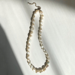 Baroque pearl necklace 1枚目の画像