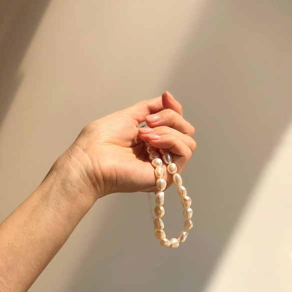 Baroque pearl necklace 10枚目の画像