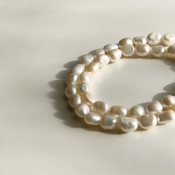 Baroque pearl necklace 6枚目の画像