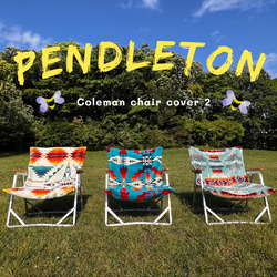 チェアーカバー2:PENDLETON生地使用☆Colemanチェアー 1枚目の画像