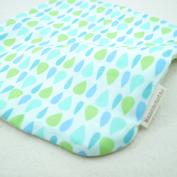 ふわもこハンカチ｜しずく-Raindrop-｜L・20×20cm｜ガーゼハンカチ｜ハンドタオル｜ギフト｜誕生日 9枚目の画像