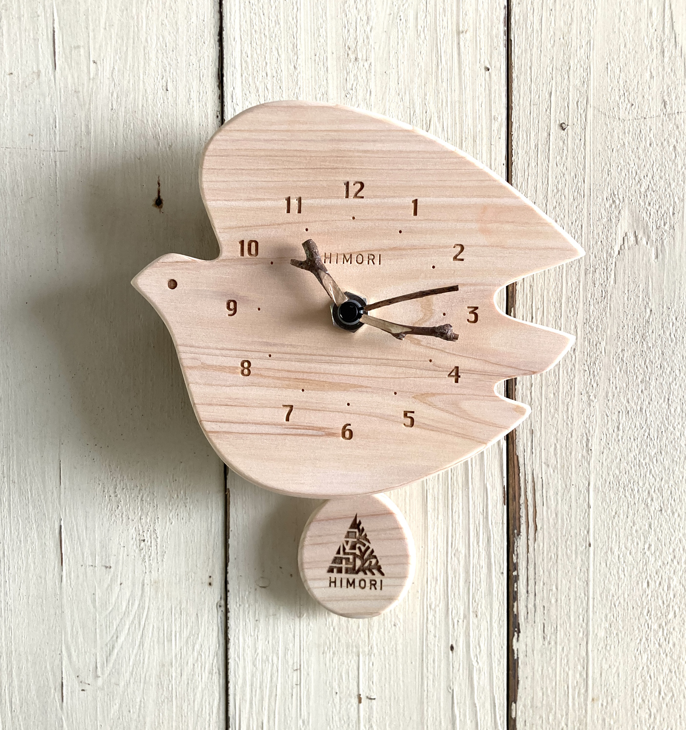 【桧守シリーズ】小鳥のアロマ時計