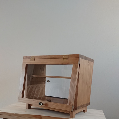 シンプルなカフェキャビネット 棚・シェルフ・ラック wood works 4403 