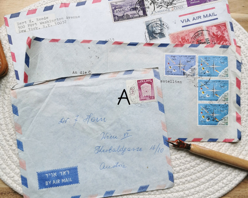 海外/ ヴィンテージ封筒3枚 その他素材 WienApplePie 通販 13903567