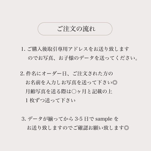 手足形のお色お選び頂けます♩ ハーフバースデー　ベビーポスター　手形足形 5枚目の画像