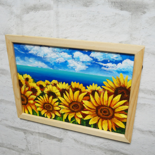 油絵 専用 ひとつのひまわり