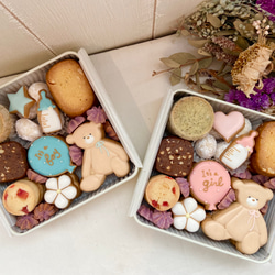 ジェンダーリビールクッキー缶♩（おとこのこ） 3枚目の画像