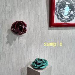 銅製　薔薇のオブジェ　「infinity rose G1」 10枚目の画像