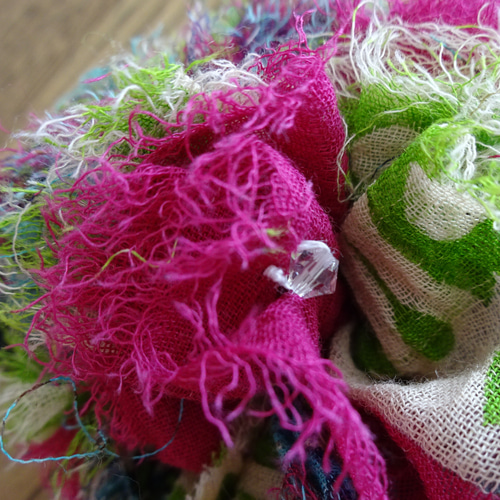 ヘアゴム No.371 ふわふわフラワー風ヘアゴムNo.371 ヘアゴム FG 通販 13906193