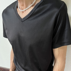 胸元に　ビザンチンチェーンのネックレス　シルバー925 4枚目の画像