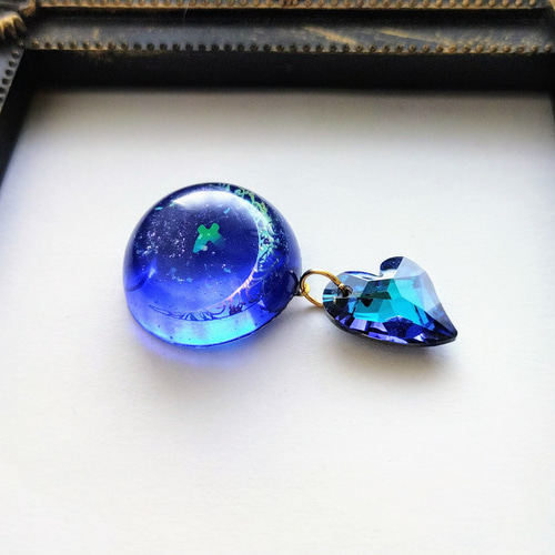 moon☆Midnightブローチ / ハート / 魔法 / レジン / ファンタジー