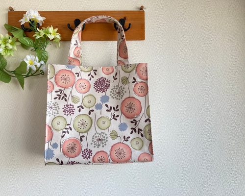 ラミネート オックス 北欧調プリント kotka コトカ トートバッグ