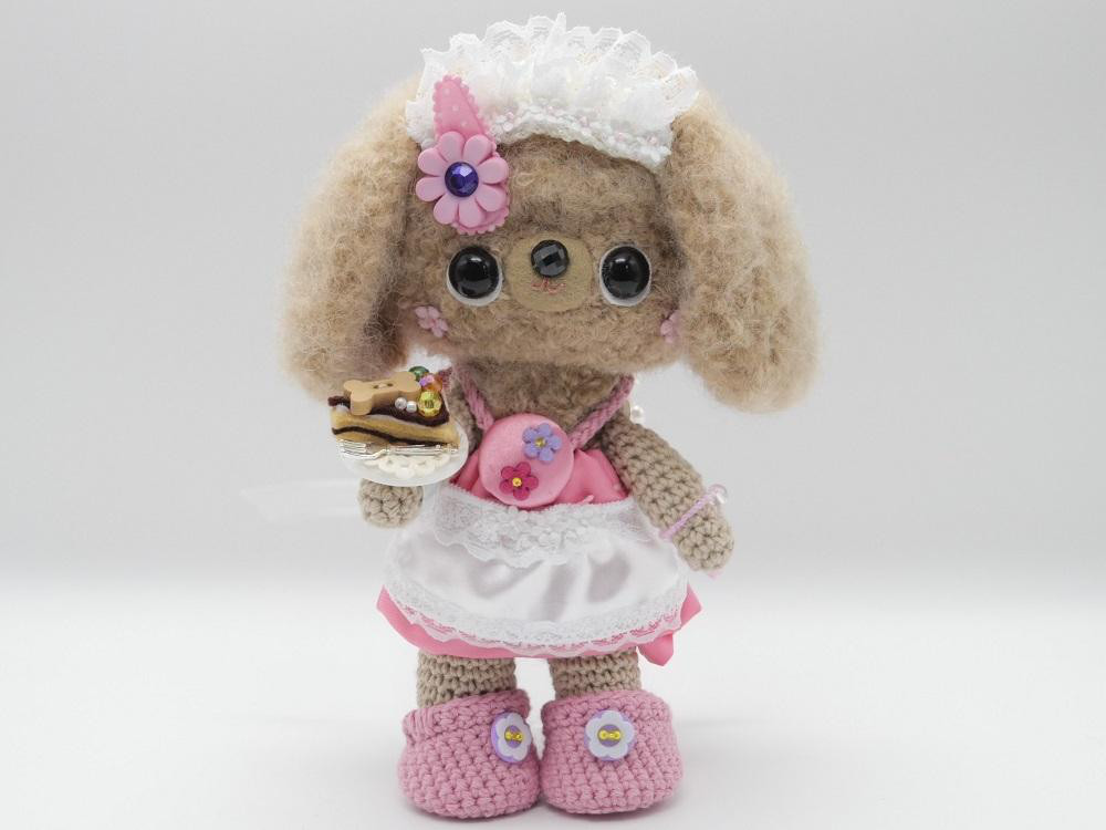 いらっしゃいませ♪ワンちゃん（トイプードル）（きせかえワンピースつき）