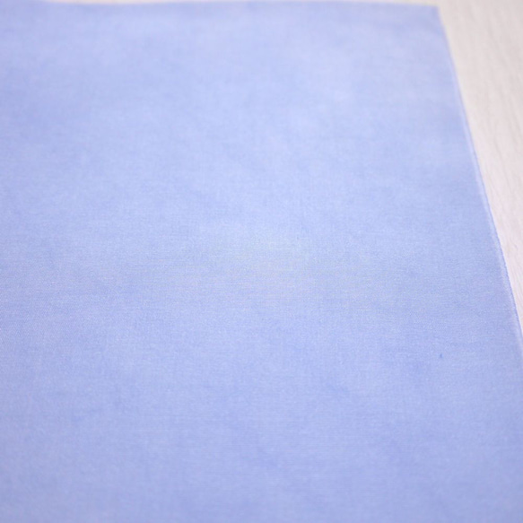 (A-02) 純絲Habutae 雙面手染11張剝離套裝藍色漸變旋鈕用於工作布/ tsurushi kazari 第6張的照片