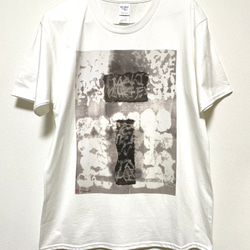 墨絵 抽象 アート Tシャツ　Y.Kaneko Design 1枚目の画像