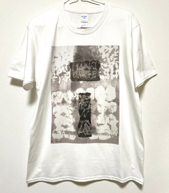 墨絵 抽象 アート Tシャツ　Y.Kaneko Design 1枚目の画像