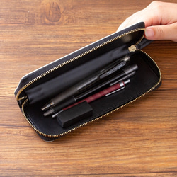 [眼鏡盒眼鏡盒筆盒小袋]紫藤花[花卉圖案] 第5張的照片