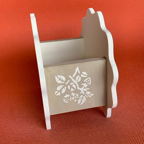 トールペイント＊いちごの小物入れ その他インテリア雑貨