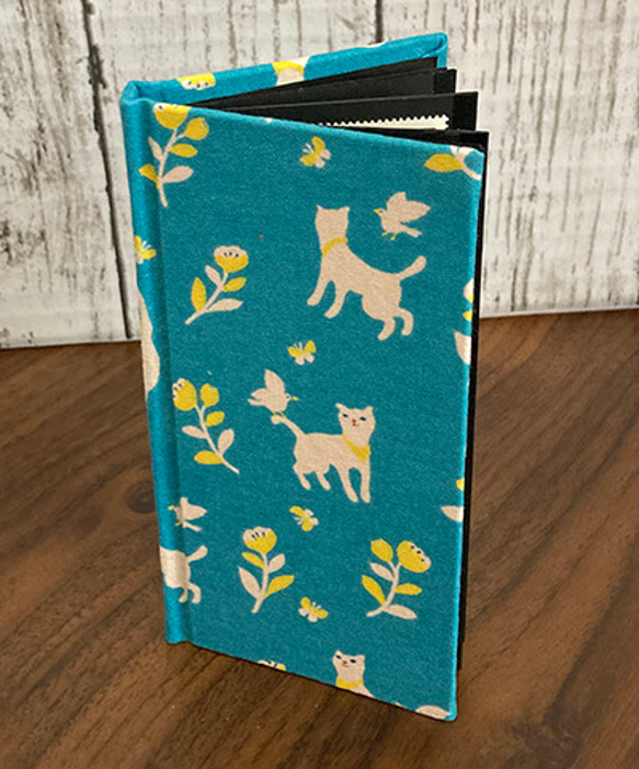 手製本の切手ストックブック（切手ホルダー）＊シールなど紙小物