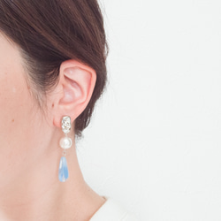 czech beads earrings 2枚目の画像