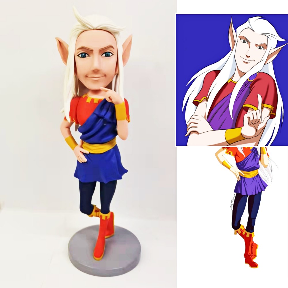 名入れ アニメ 漫画 キャラ 人形 ドール❤子供の絵 写真 イラスト フィギュア❤子供の作品 飾る 似顔絵❤アニメ好き