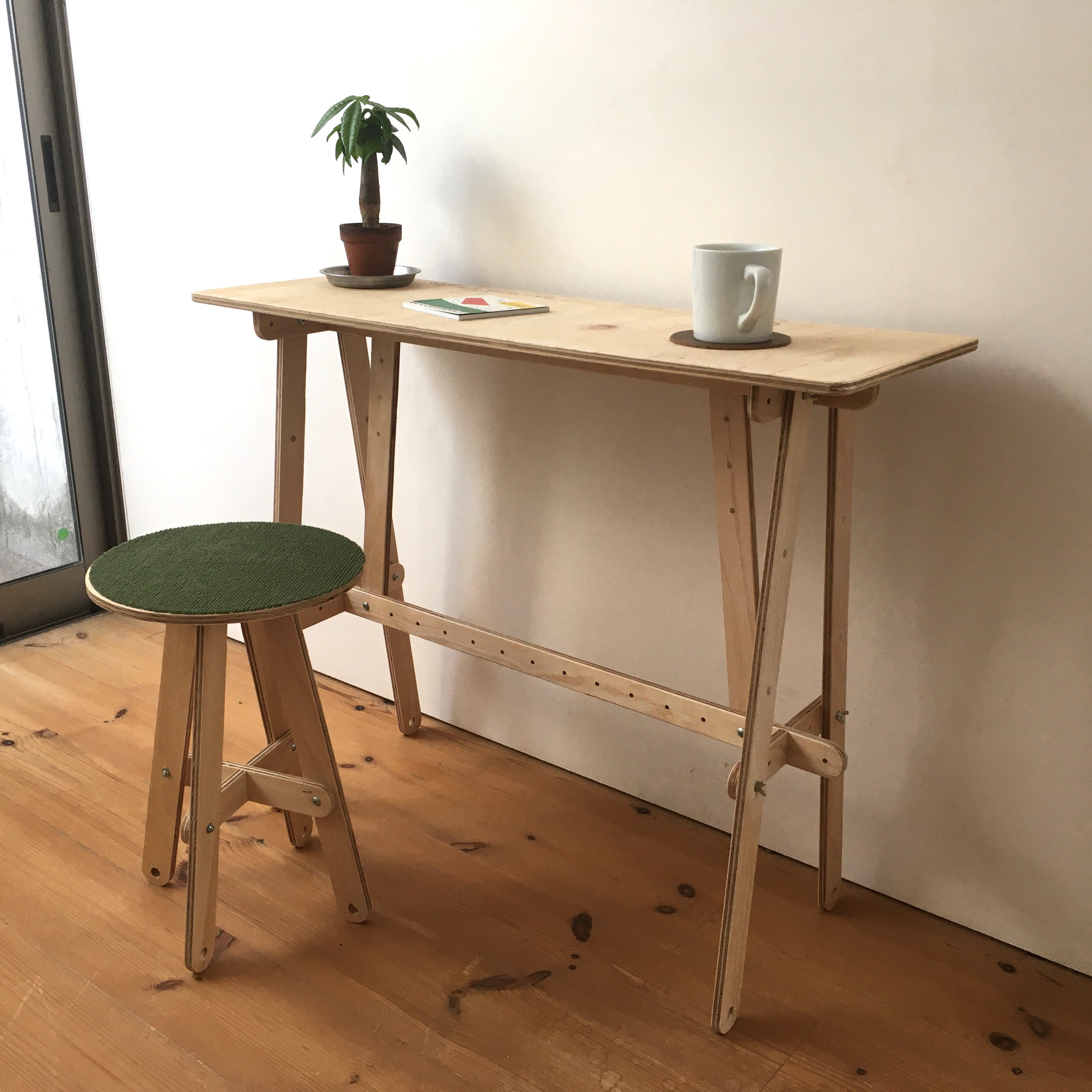 サイズ、デザインオーダー可超ワイドカウンターテーブル○ナチュラル