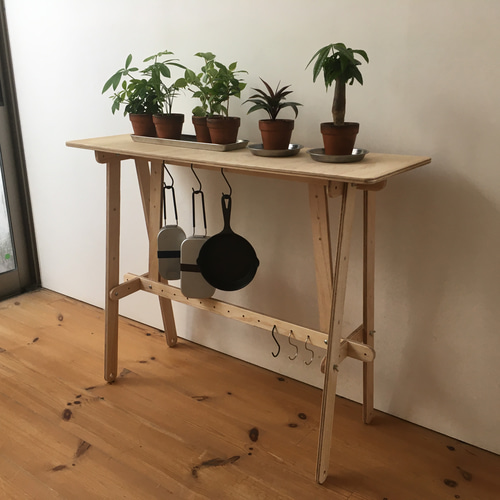 シンプル&ナチュラル! カウンターテーブル(W900/D300/H700) 〜サイズ