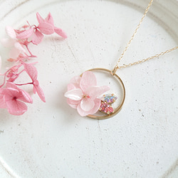 繡球花 Millefeuille 繡球花 &amp; bijou [項鍊] Cherry Blossom 第2張的照片