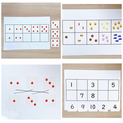 かずのおけいこ　絵カード　教材　療育　知育玩具　発達支援　発達障害 5枚目の画像