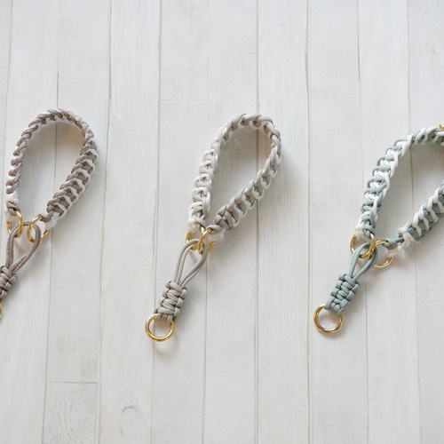 パラコード】ハーフチョークタイプの首輪 リード・首輪 豆柴ひな