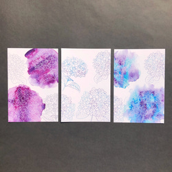 紫陽花のポストカードセット 12枚目の画像