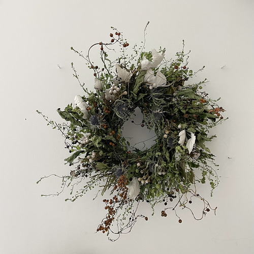 楽天市場】ボタニカルグレース ドライフラワー スワッグリース