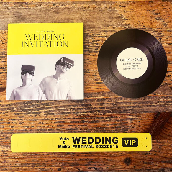 CDジャケット風 招待状 /50部~ 