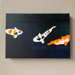 「鯉」 原画 アート作品 3枚目の画像