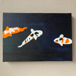 「鯉」 原画 アート作品 4枚目の画像