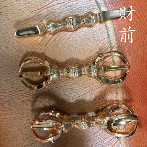チベット仏教法器 真言宗 セット（小）鐘 金剛盤 独鈷杵 三鈷杵