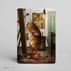 手帳型IPadケース「トラになりたいネコ」(ソフトケースタイプ) 2枚目の画像