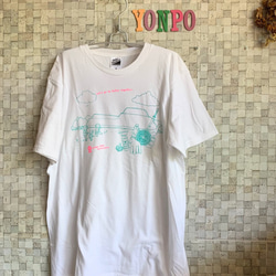 水谷さるころ×yonpo15周年記念Tシャツ 10枚目の画像