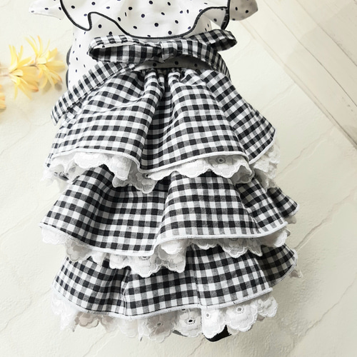 犬服 セーラーカラーワンピース（完成品） ペット服