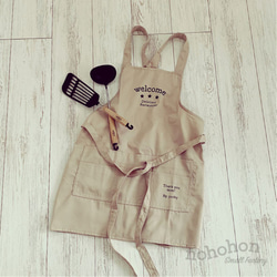 名入れ☆カジュアルエプロン その他ファッション のほほん・スモール