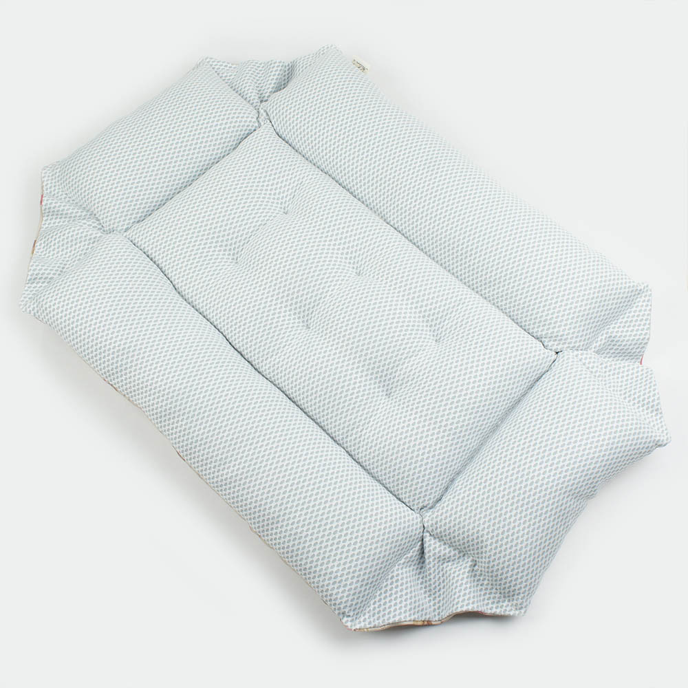 【即納】ペットが喜ぶ 夏用キャリークッションベッド/クレートクッションiCOLD接触冷感 マカロン Mサイズ