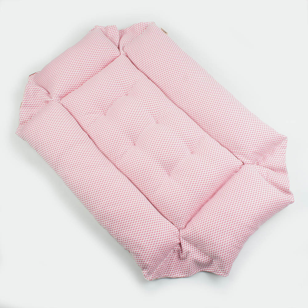 【即納】ペットが喜ぶ 夏用キャリークッションベッド/クレートクッションiCOLD接触冷感 マカロン Mサイズ