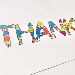 【メッセージカード】 THANKS PEOPLE CARD〜感謝の気持ちを協力して伝える人たち〜 2枚目の画像