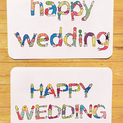 【カード＆封筒セット】WEDDING PEOPLE CARD〜結婚のお祝いを協力して伝える人たち〜 3枚目の画像