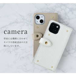 特集掲載  リバティ×国産シュリンクレザー スマホケース ほぼ全機種対応 手帳型 本革 小花柄  ギフト 6枚目の画像