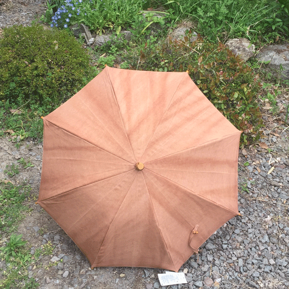 柿渋染め日傘20023