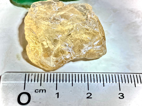 レインボー˚✧₊⁎非加熱 天然シトリン　原石　ラフストーン 4枚目の画像