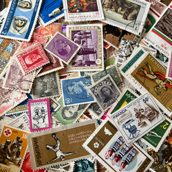 世界の切手~人々と群像~増量！40→50枚☆使用済み切手・海外切手 3枚目の画像