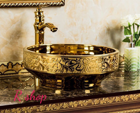 陶器 手水鉢 手洗器 手洗い鉢 洗面器 蛇口 排水金具付き 手洗器 手洗い鉢 洗面器 蛇口 排水金具付き バス・トイレ・洗面